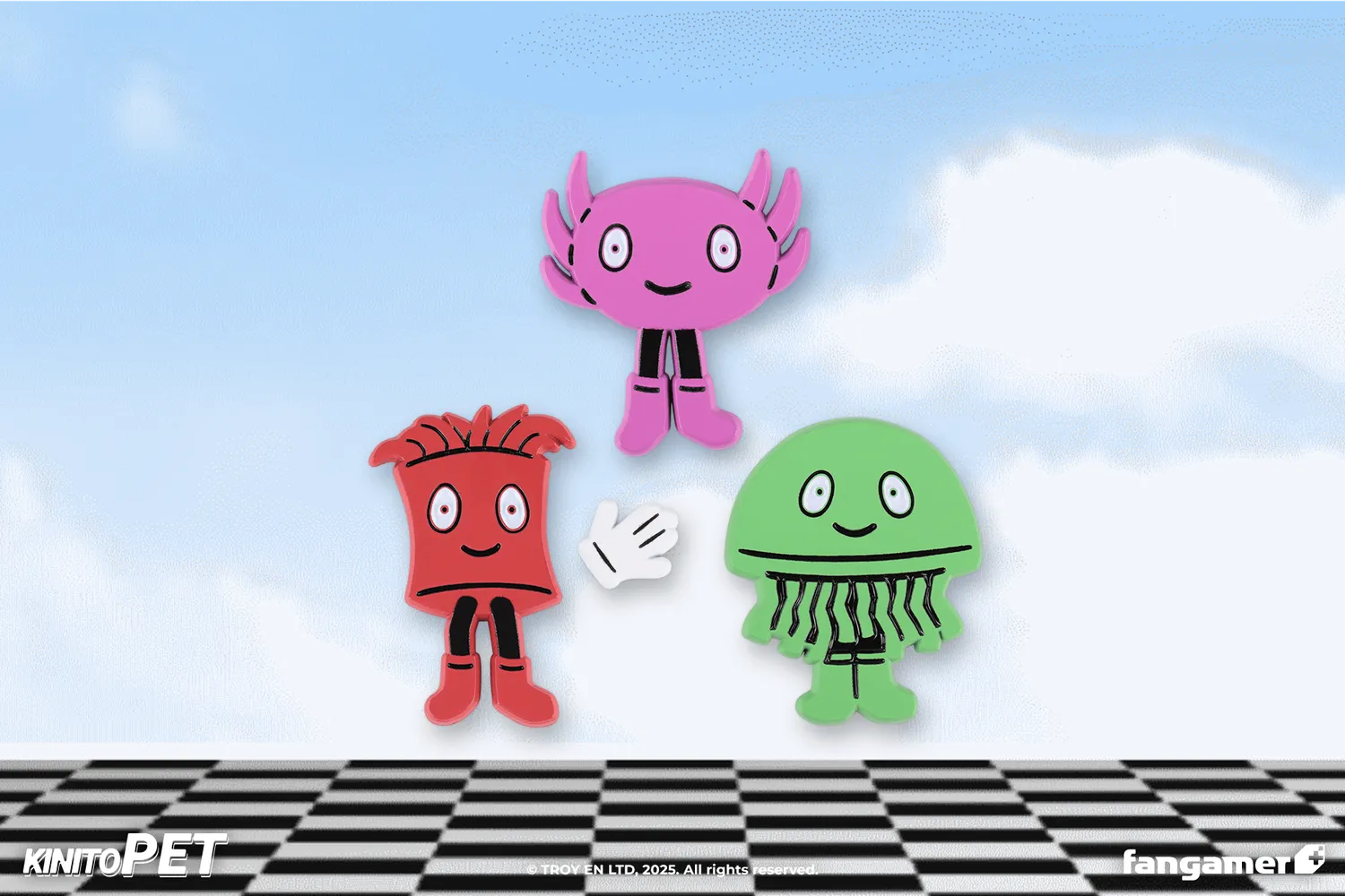 Fangamer KinitoPET Kinito Crew Pin Set Anstecker-Set