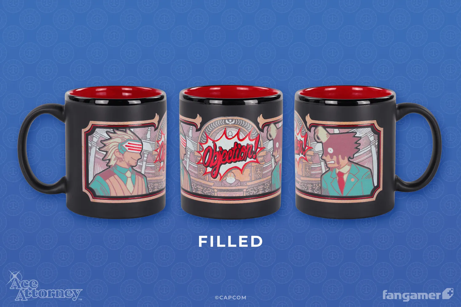 Fangamer Ace Attorney Turnabout Tasse Farbwechsel 330 ml