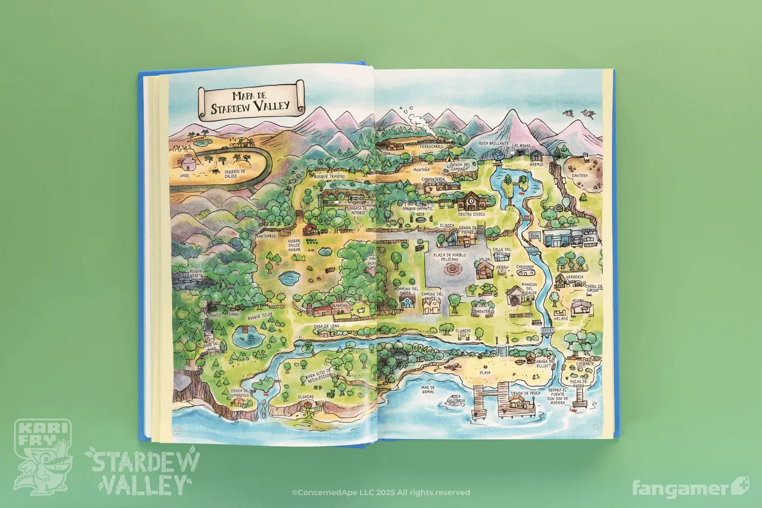 Fangamer Guía de Stardew Valley Buch Hardcover spanisch