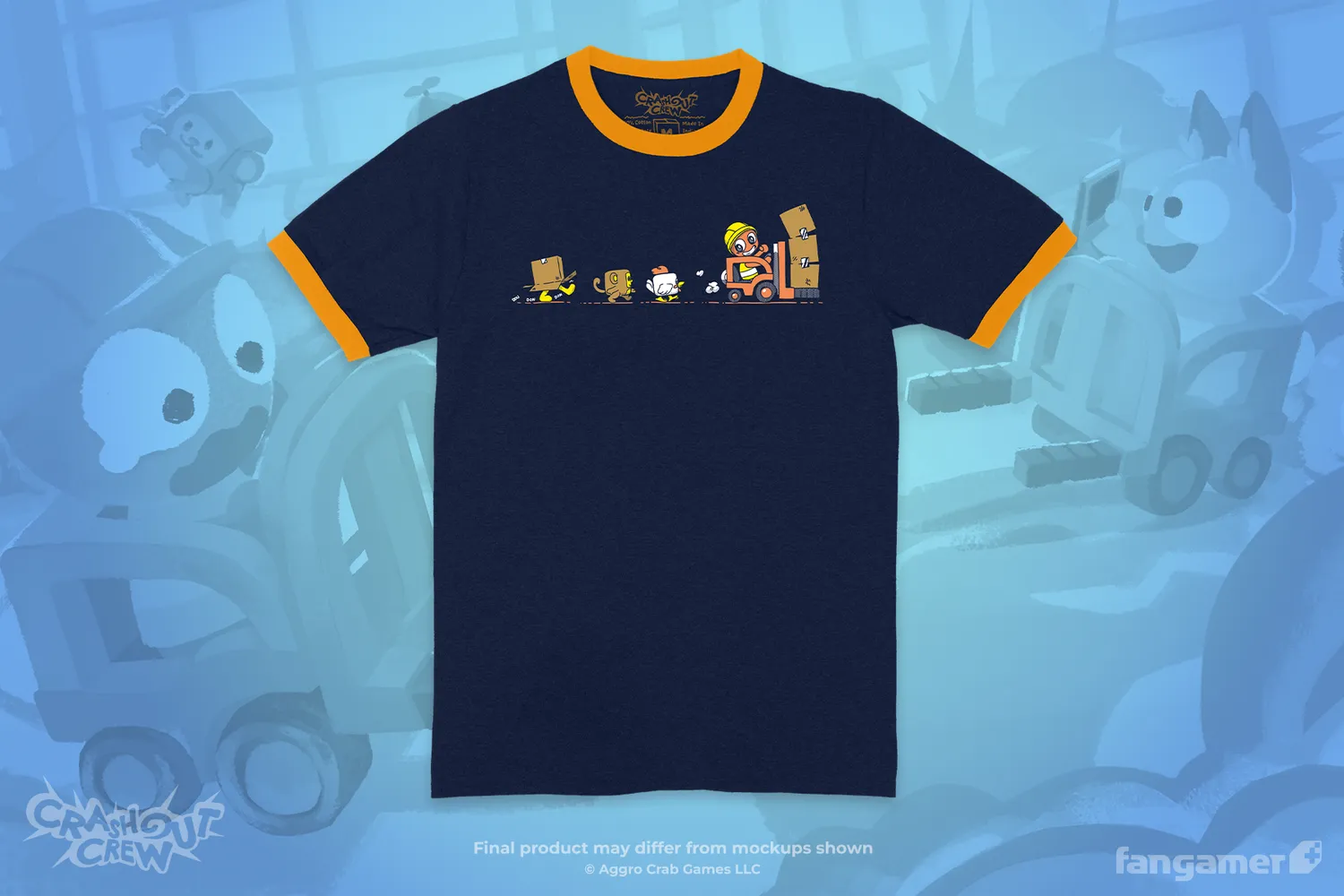 Fangamer Crashout Crew Forklift Frolic T-Shirt Baumwolle