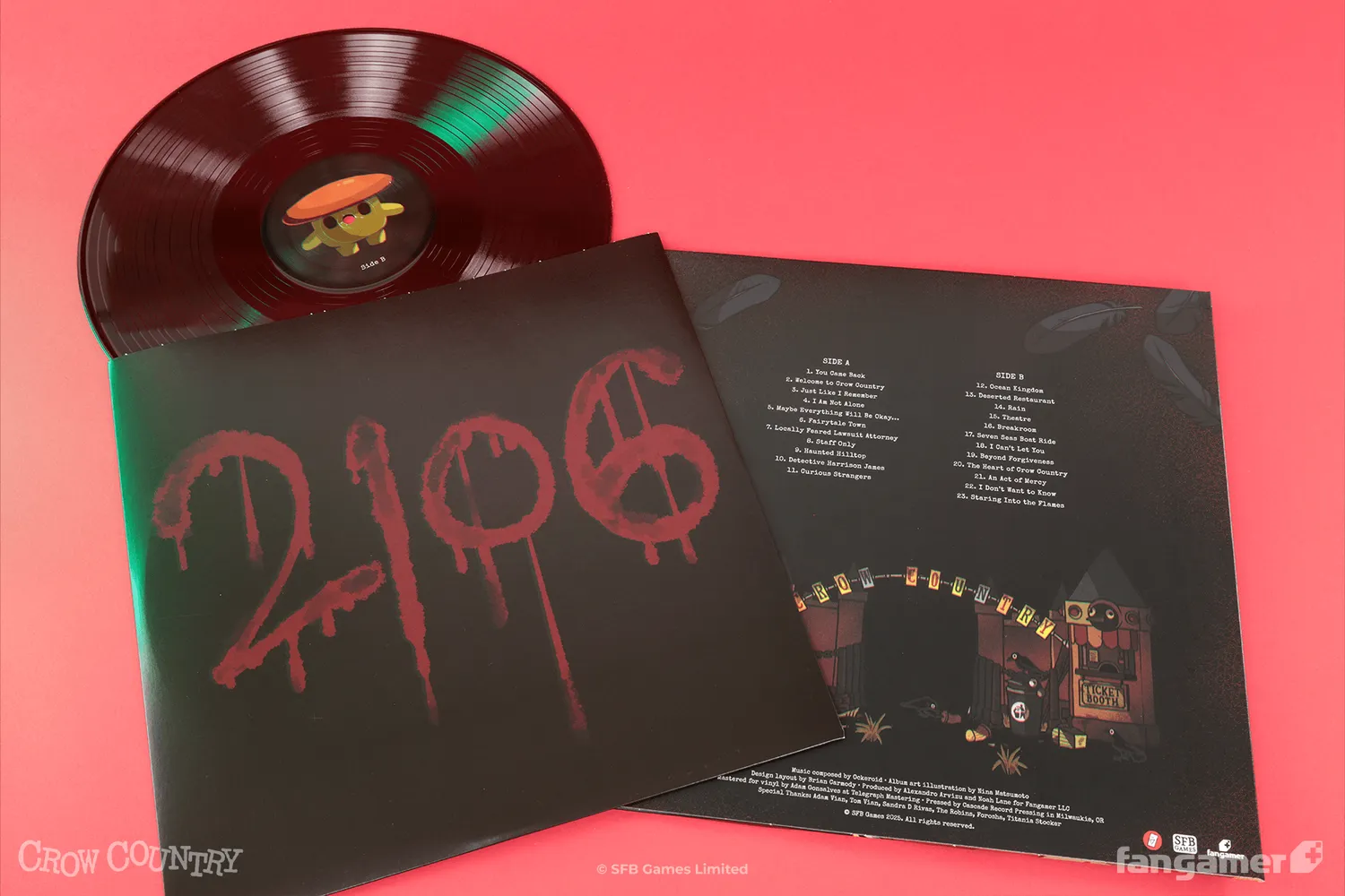 Fangamer Crow Country Soundtrack 1-LP Splatter