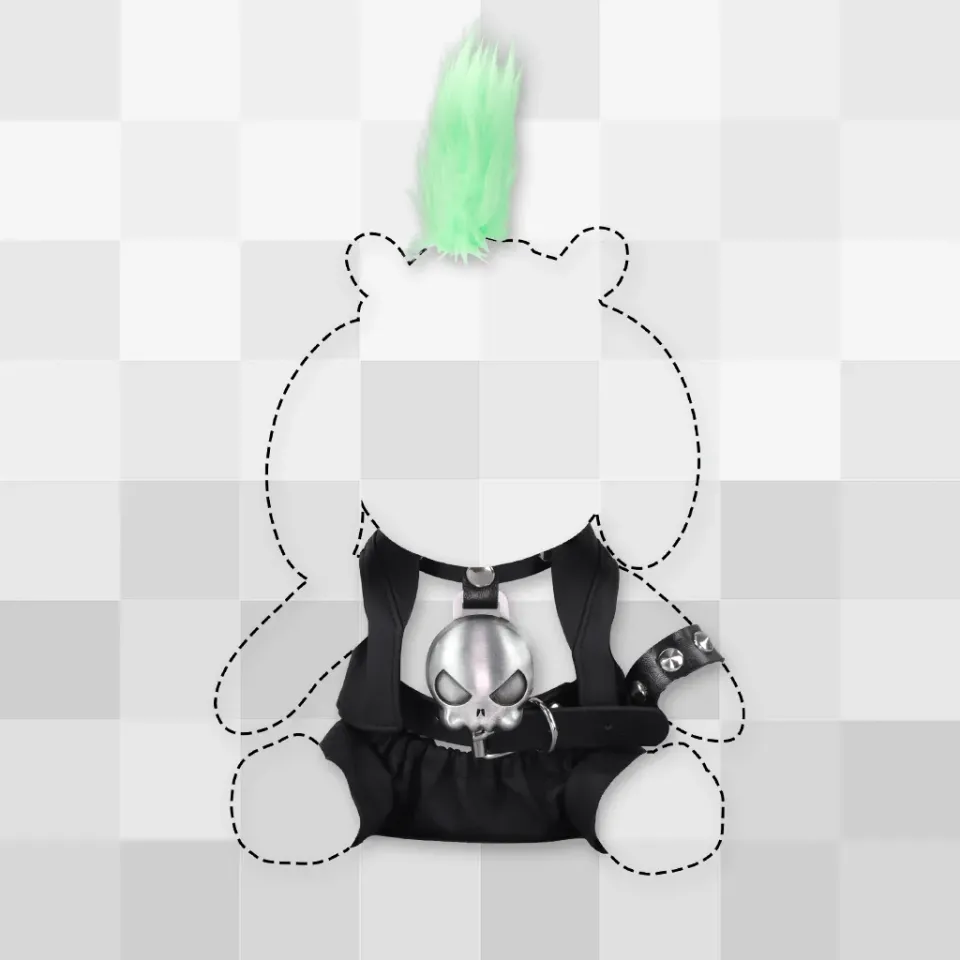 Fangamer DELTARUNE Ralsei Kostüm Plüsch Outfit Garment Bag