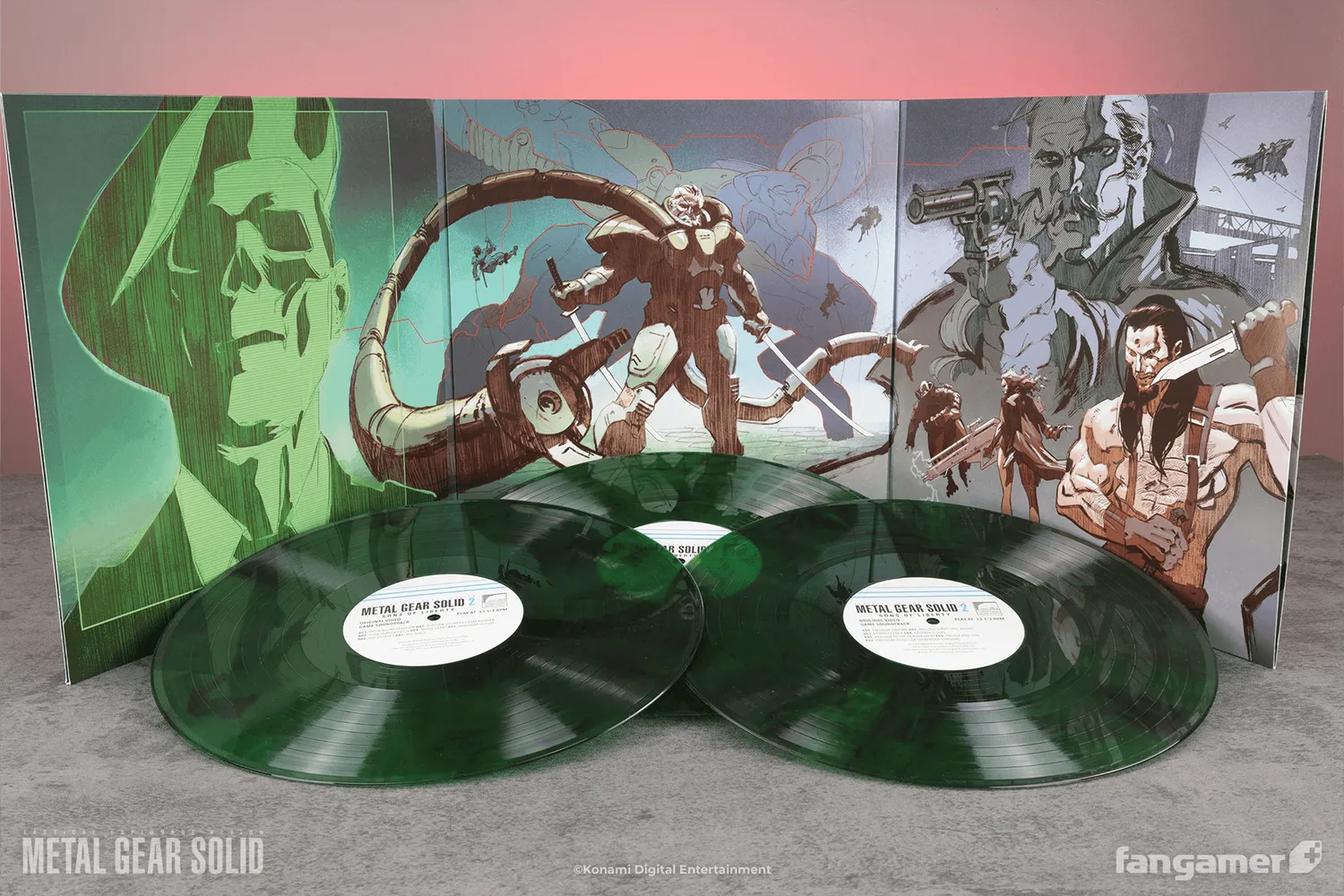Fangamer Metal Gear Solid 2 Sons of Liberty Soundtrack 3LP Vinyl