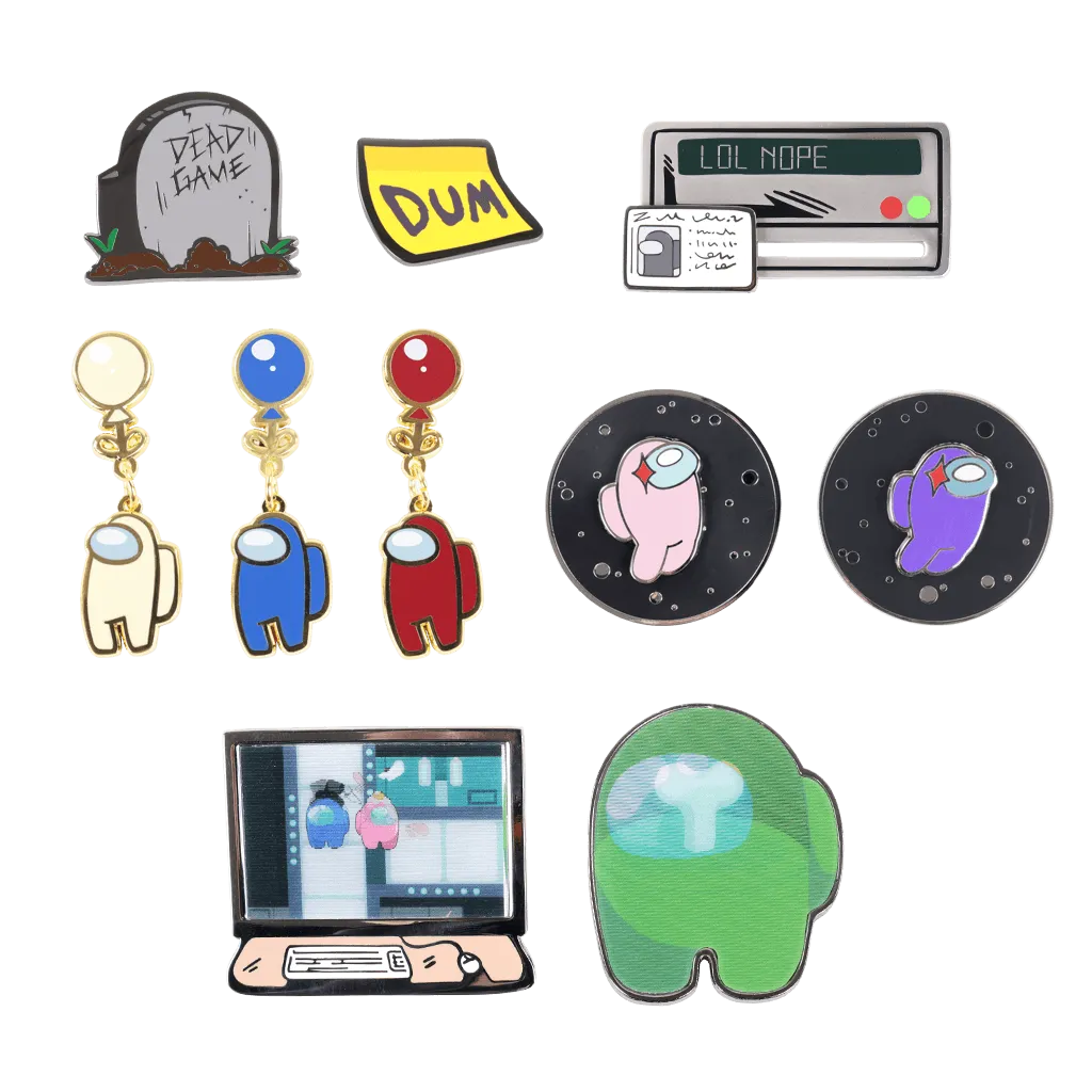 Fangamer Among Us Mystery Pin Pack, 5 Pins