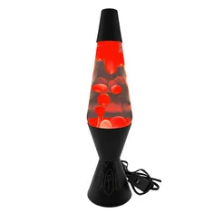White Wolf Bloodlight Lava Lampe 36 cm rot