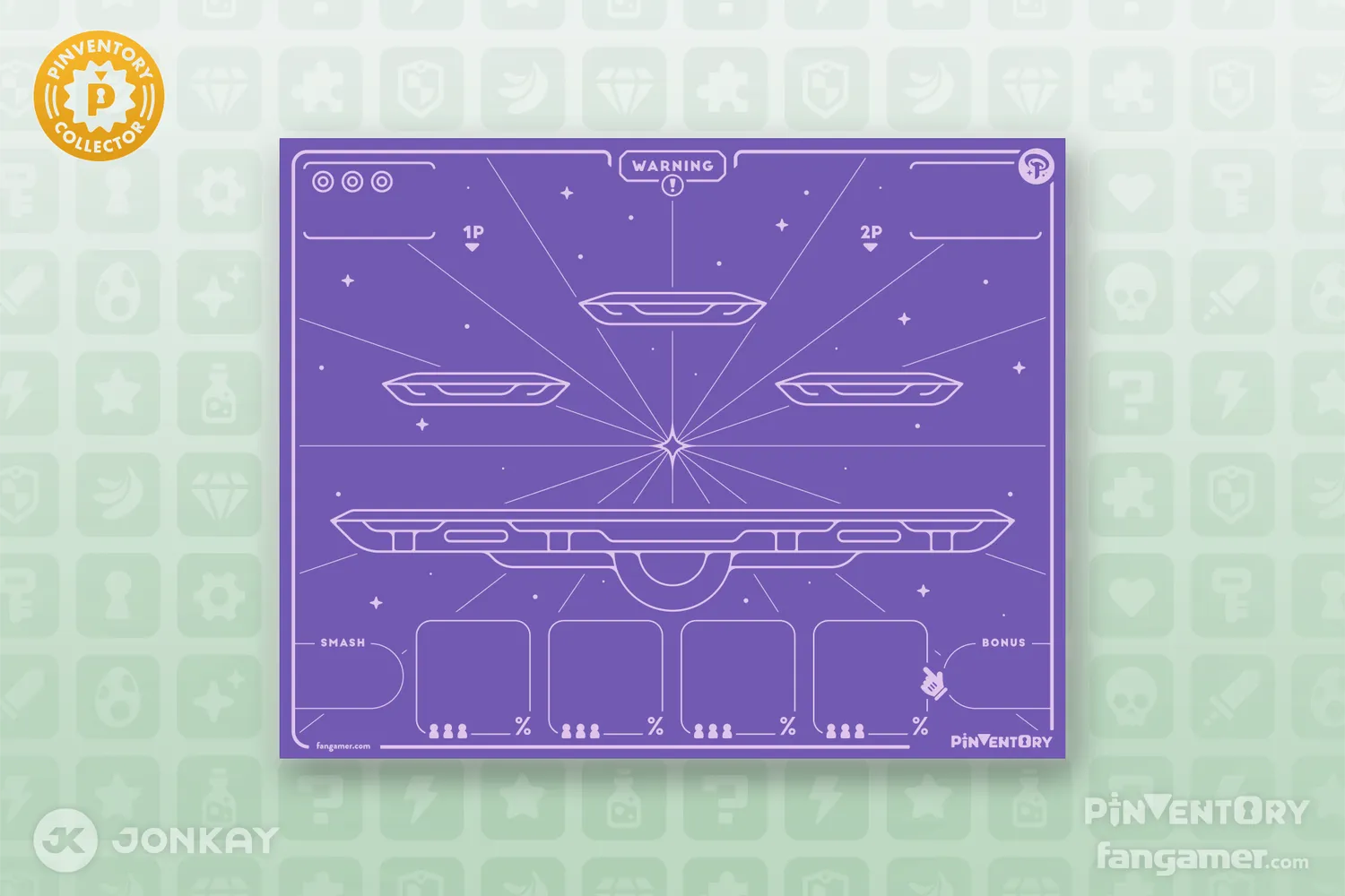 Fangamer Battleverse Pinboard Pinnwand Filz