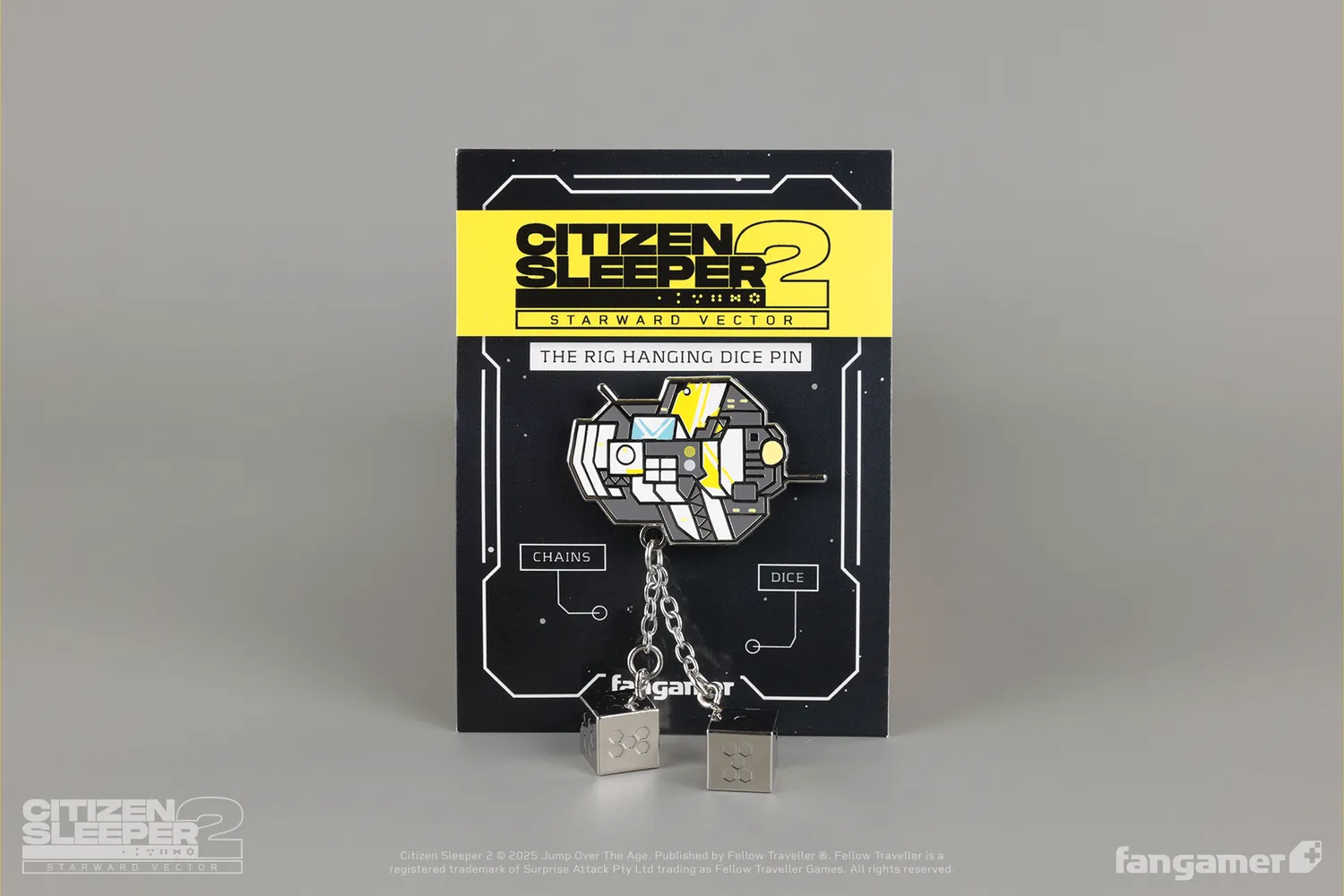 Fangamer Citizen Sleeper 2 The Rig Würfel-Pin Emaille