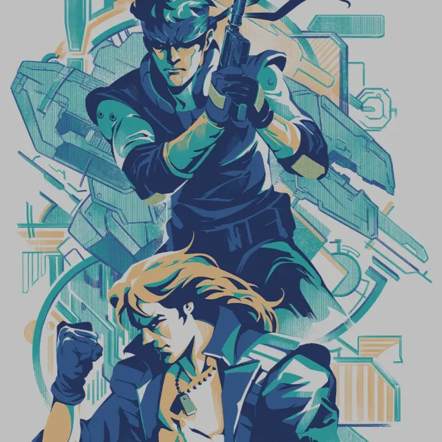 Fangamer Metal Gear Solid Les Enfants Terribles T-Shirt Baumwolle