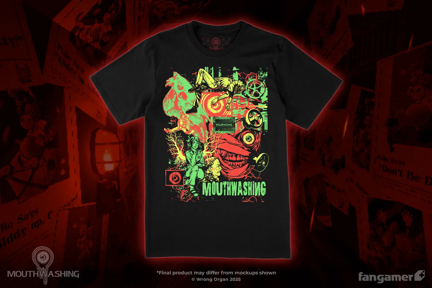 Fangamer Mouthwashing Come to Daddy T-Shirt Baumwolle