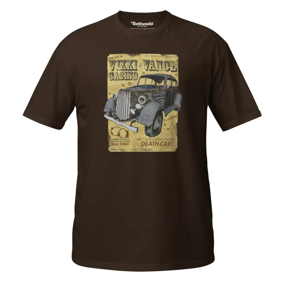 Fallout Vikki and Vance Death Car T-Shirt Baumwolle