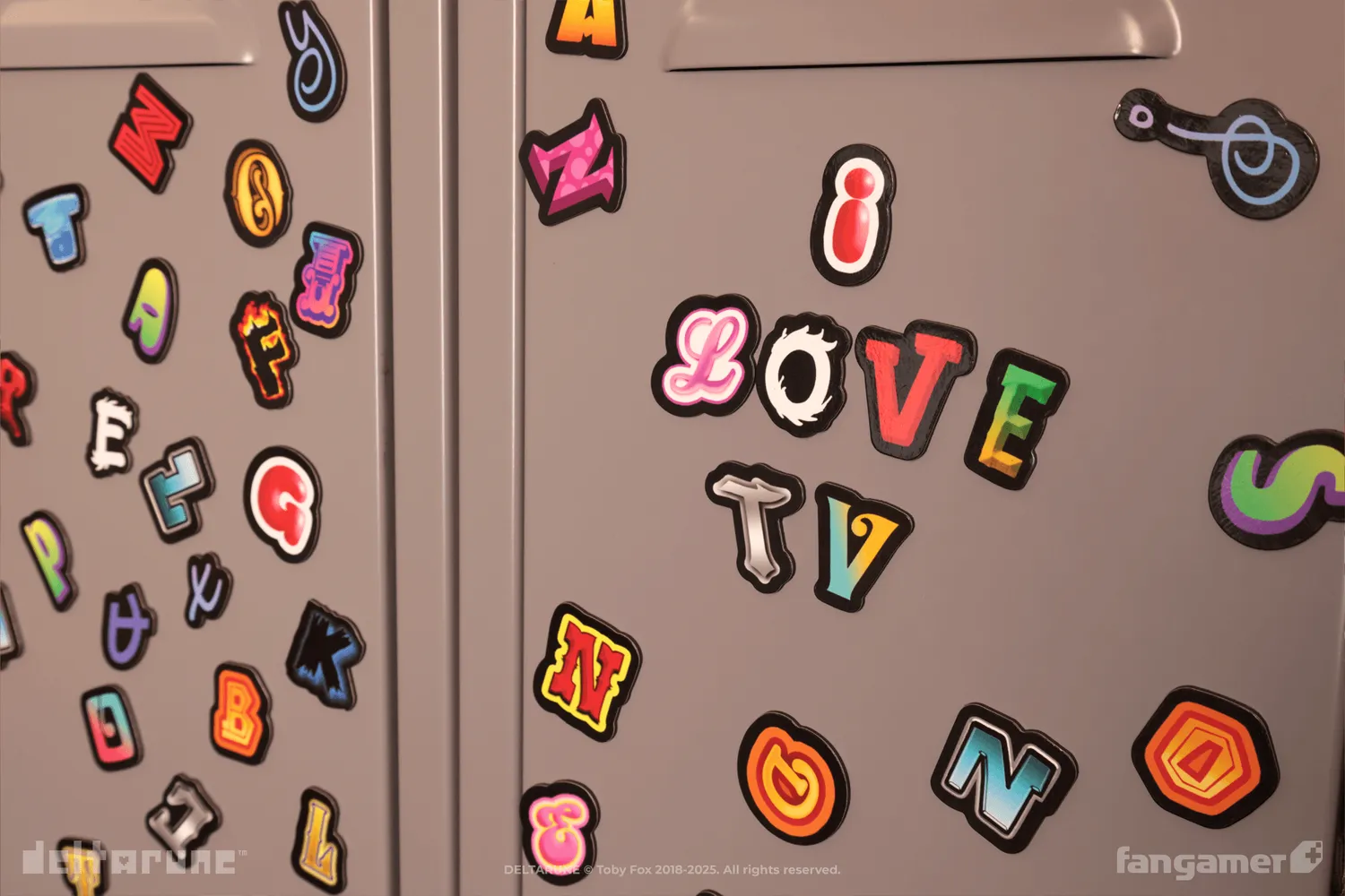 Fangamer DELTARUNE Mr. Tenna's Word Art Magnet Set, 73-teilig