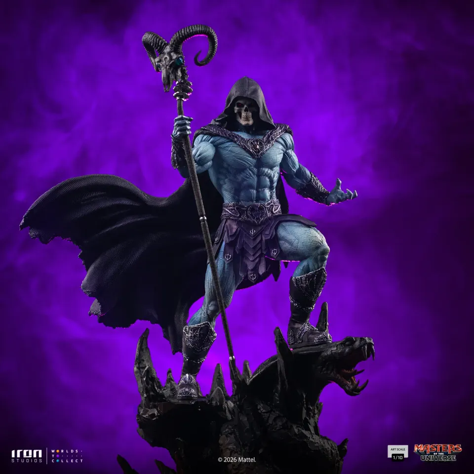 Iron Studios MOTU 2026 Skeletor Art Scale Statue 29 cm