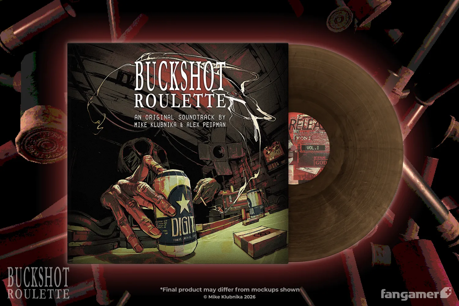 Fangamer Buckshot Roulette Vinyl Soundtrack Schallplatte