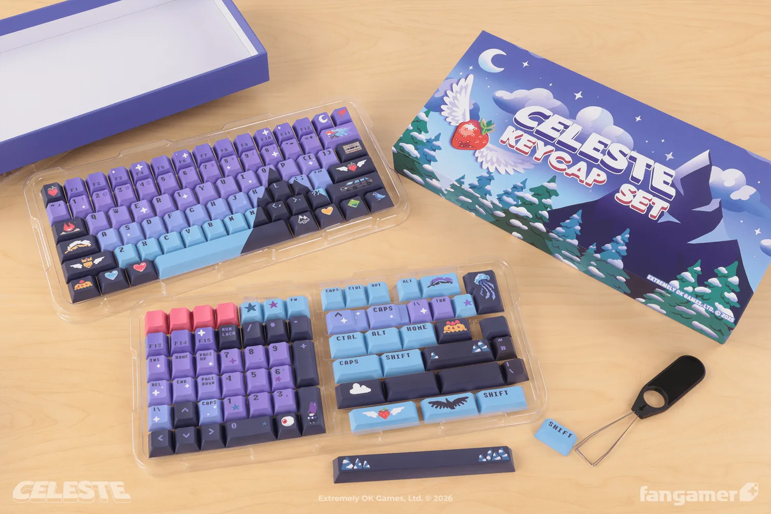 Fangamer Celeste Keycap Set Tastenkappen PBT