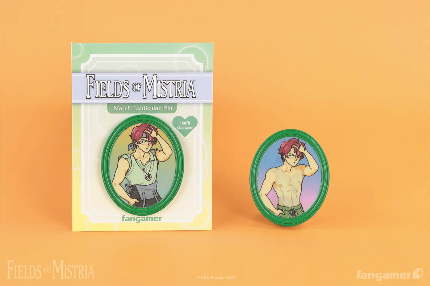 Fangamer Fields of Mistria March Lenticular Pin Anstecker