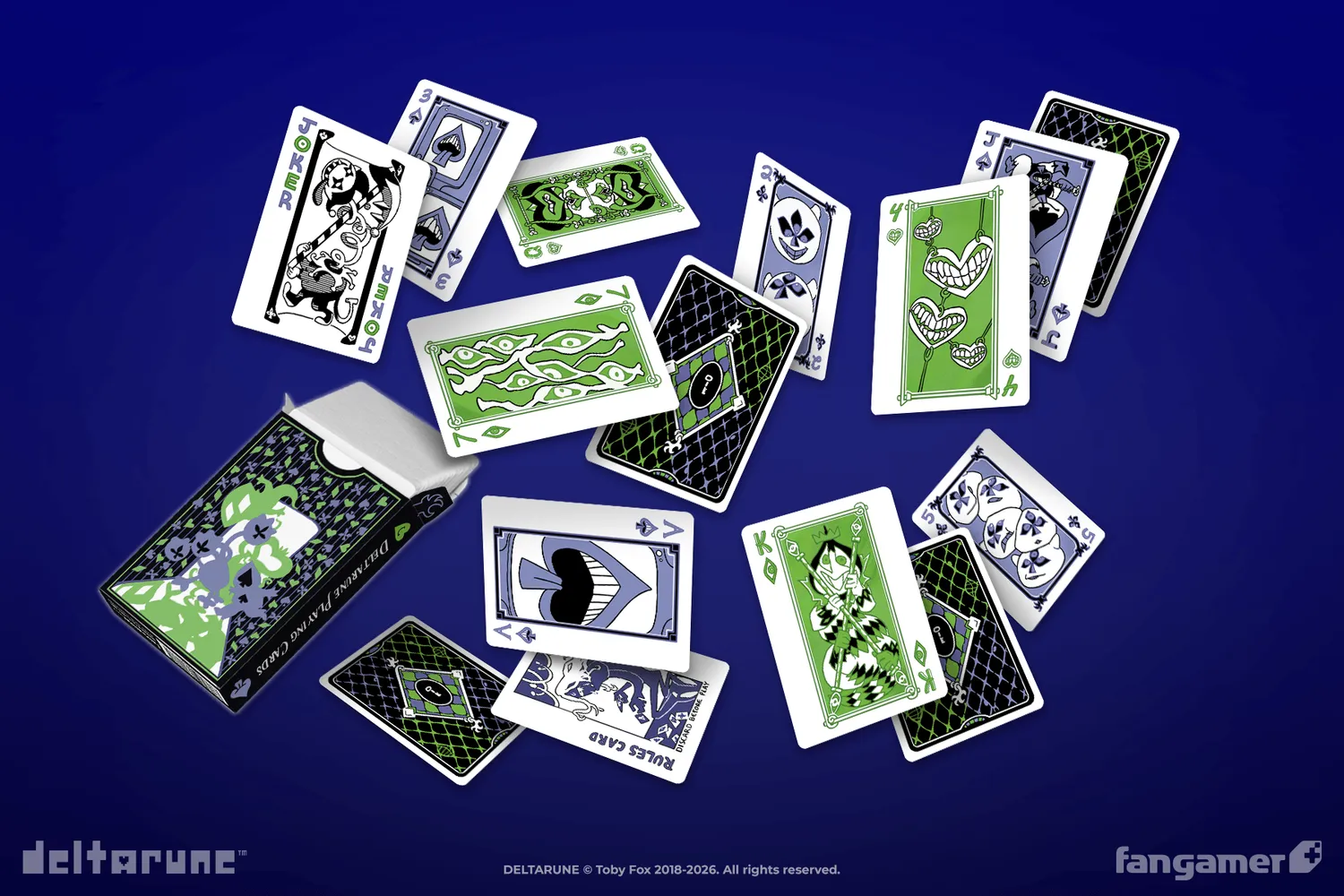 Fangamer Deltarune Spielkarten Deck 56 Karten