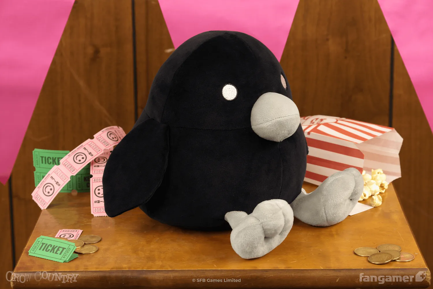 Fangamer Chibi Crow Country Plüschfigur 20 cm Zubehör