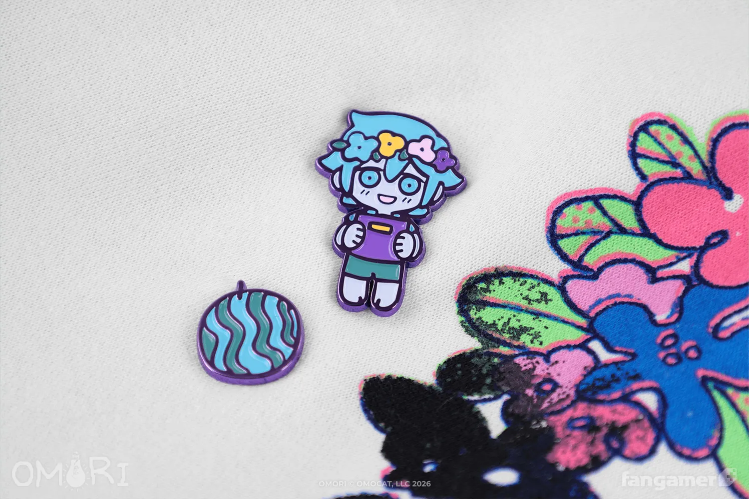 Fangamer OMORI Basil Pin Set Emaille Wassermelone