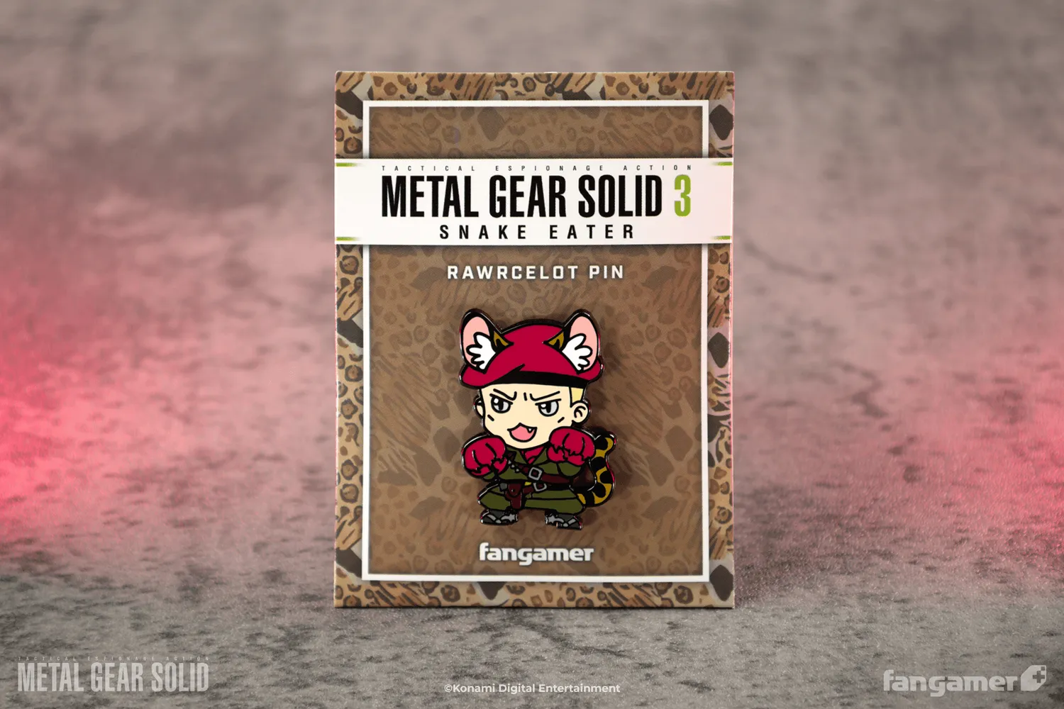 Fangamer Metal Gear Solid Rawrcelot Pin Anstecker