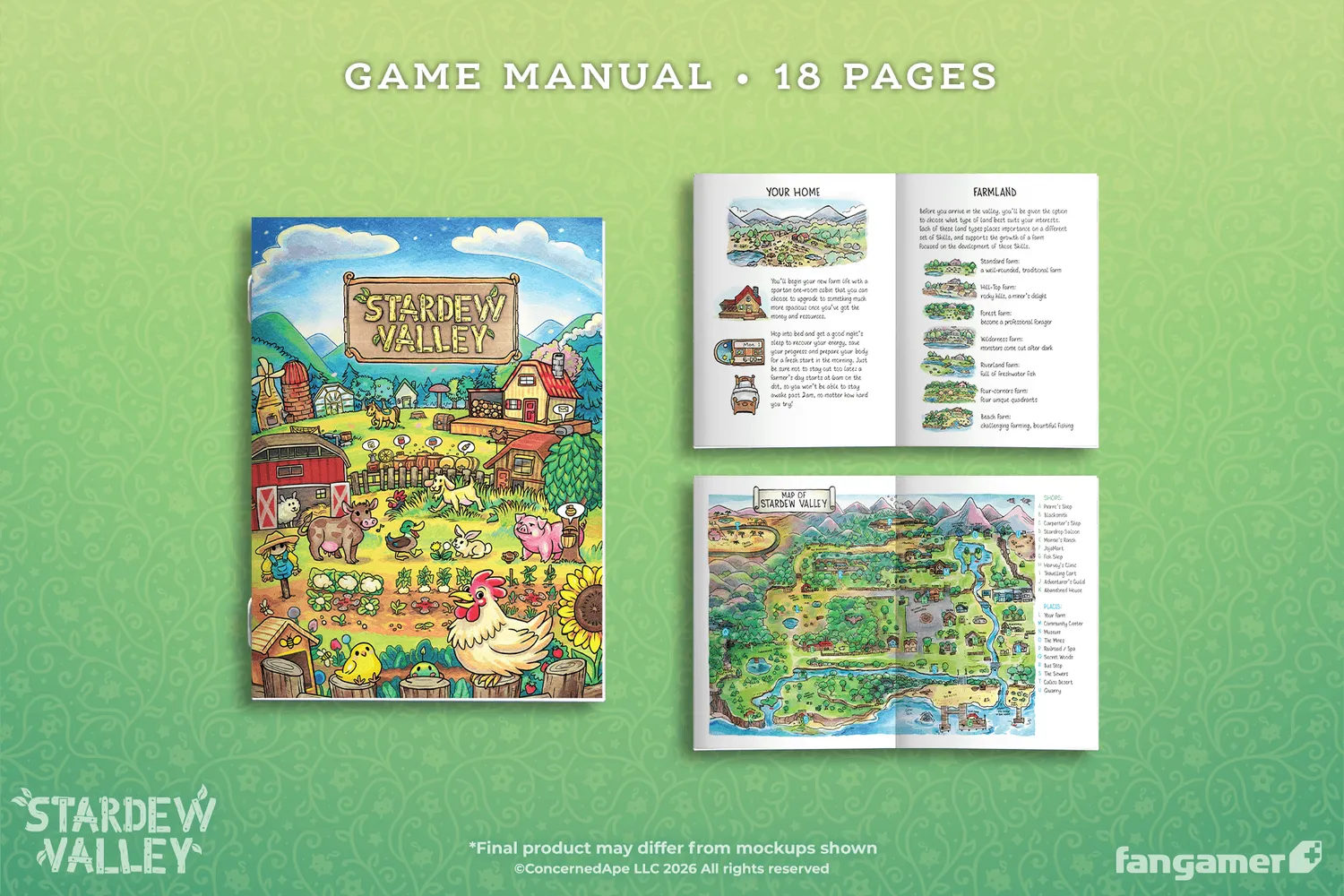 Fangamer Stardew Valley Standard Edition Switch Spiel mit Handbuch