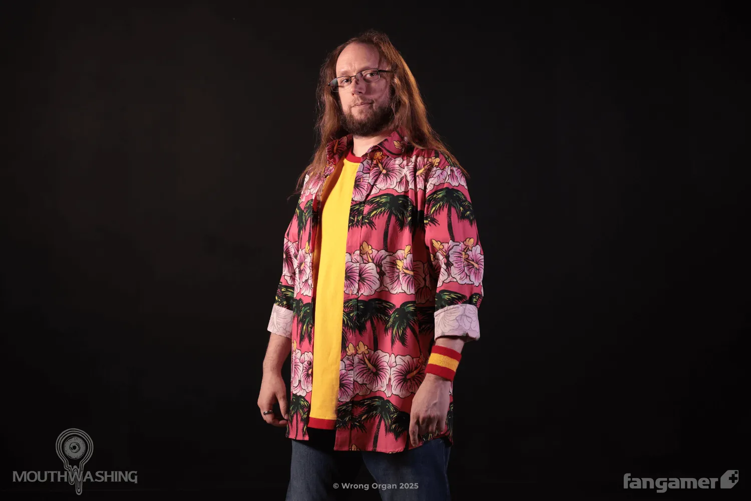 Fangamer Mouthwashing Daisuke's Aloha Hemd Baumwolle