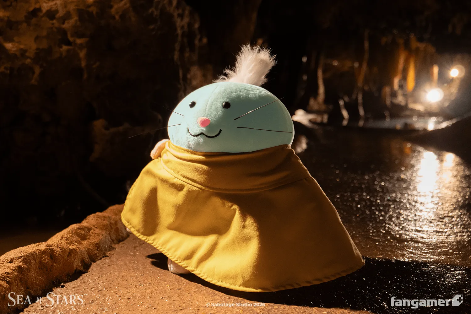 Fangamer Sea of Stars Malkomud Plüschtier 26 cm offiziell lizenziert