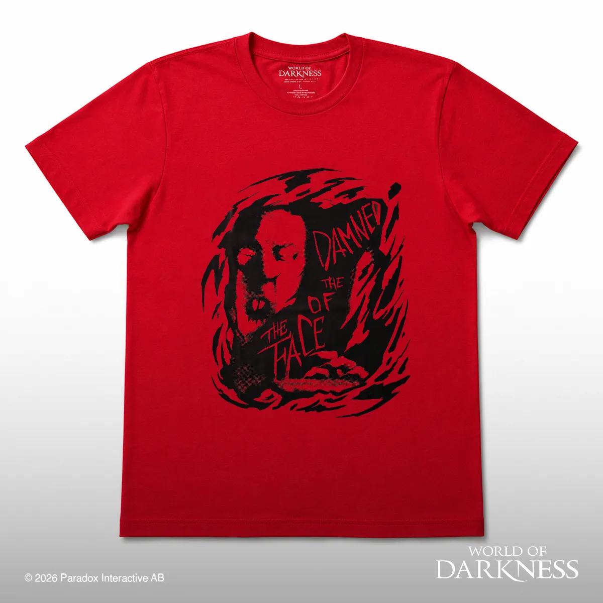 White Wolf Face of the Damned T-Shirt