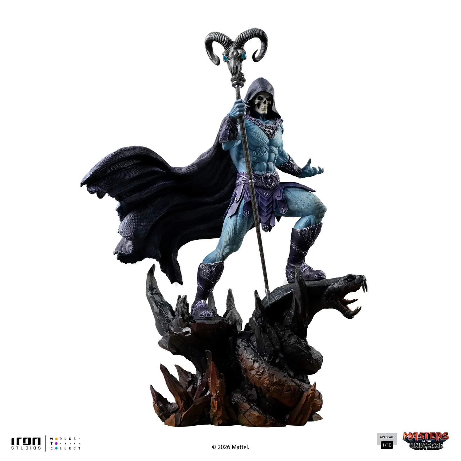 Iron Studios MOTU 2026 Skeletor Art Scale Statue 29 cm