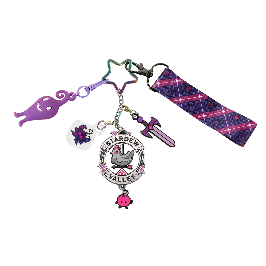 Fangamer Stardew Valley Void Farmer Schlüsselanhänger mit Charms