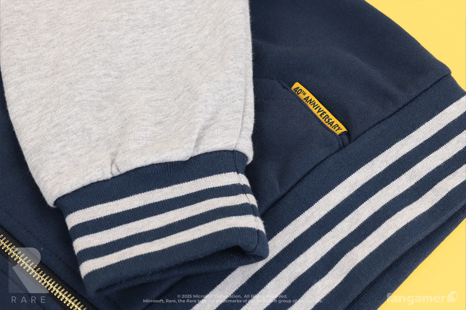 Fangamer Rareware 40th Anniversary Varsity Hoodie bestickt