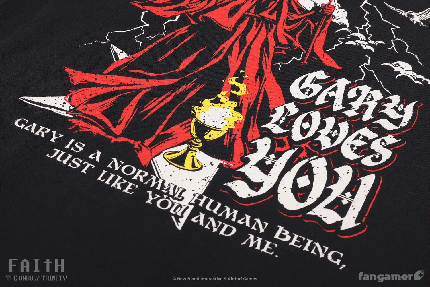 Fangamer FAITH The Unholy Trinity Gary Loves You T-Shirt schwarz