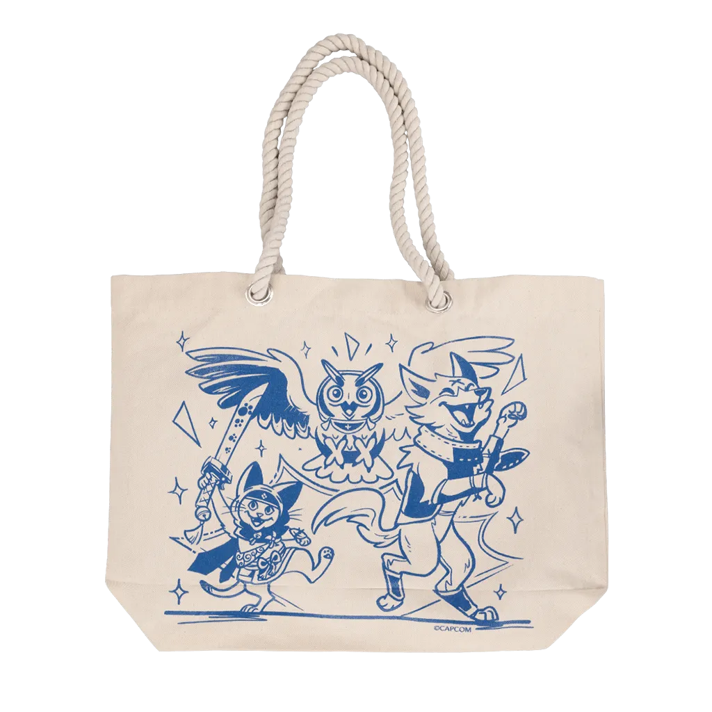 Fangamer Monster Hunter Rise Support Team Tote Bag Canvas