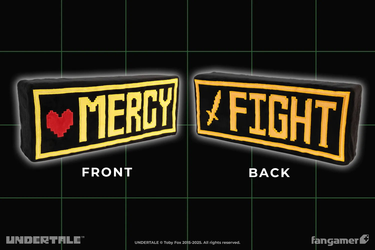 Fangamer UNDERTALE Mercy or Fight Plüschkissen 35 cm