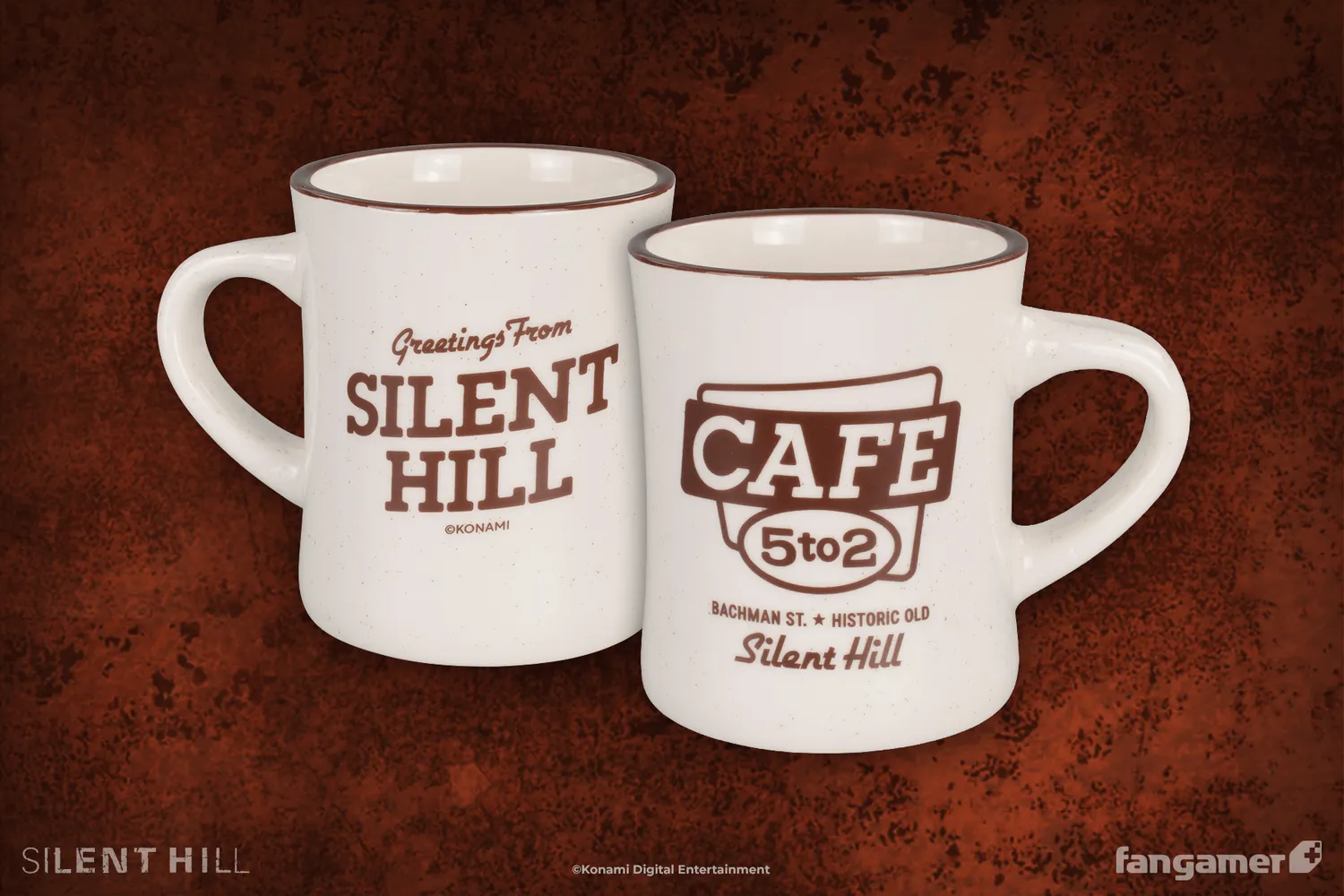 Fangamer Silent Hill Cafe 5to2 Tasse 355 ml gesprenkelt
