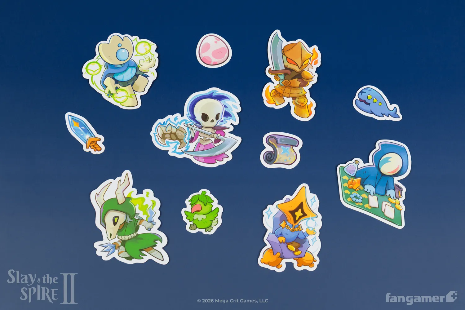 Fangamer Slay the Spire 2 Sticker Set 11 Aufkleber Charaktere