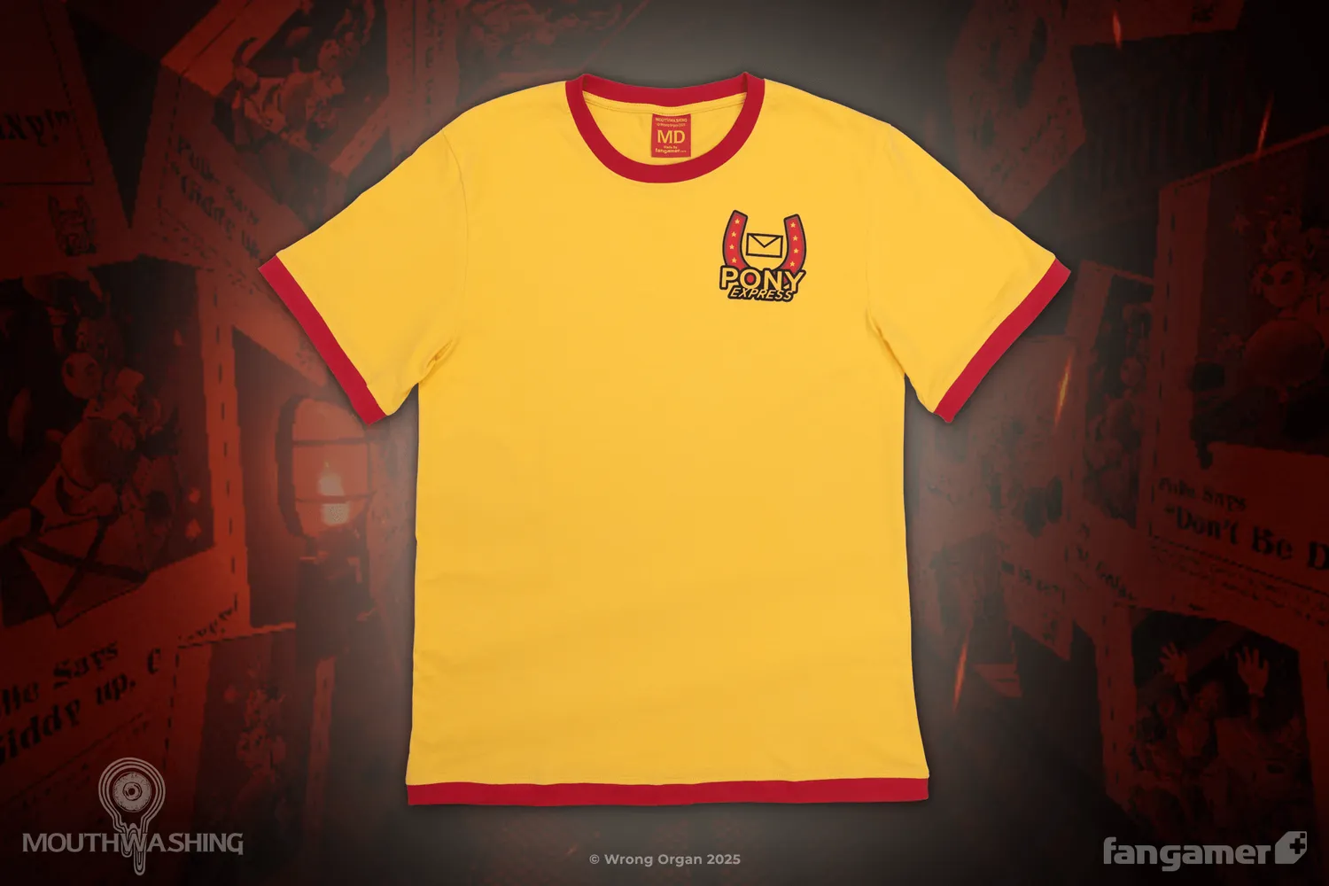 Fangamer MOUTHWASHING Pony Express Ringer T-Shirt