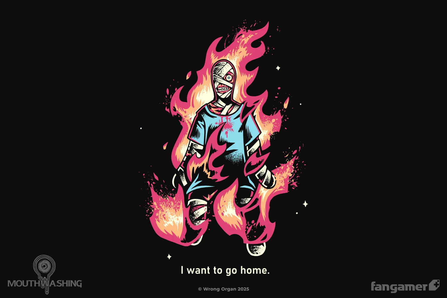 Fangamer MOUTHWASHING I want to go home T-Shirt