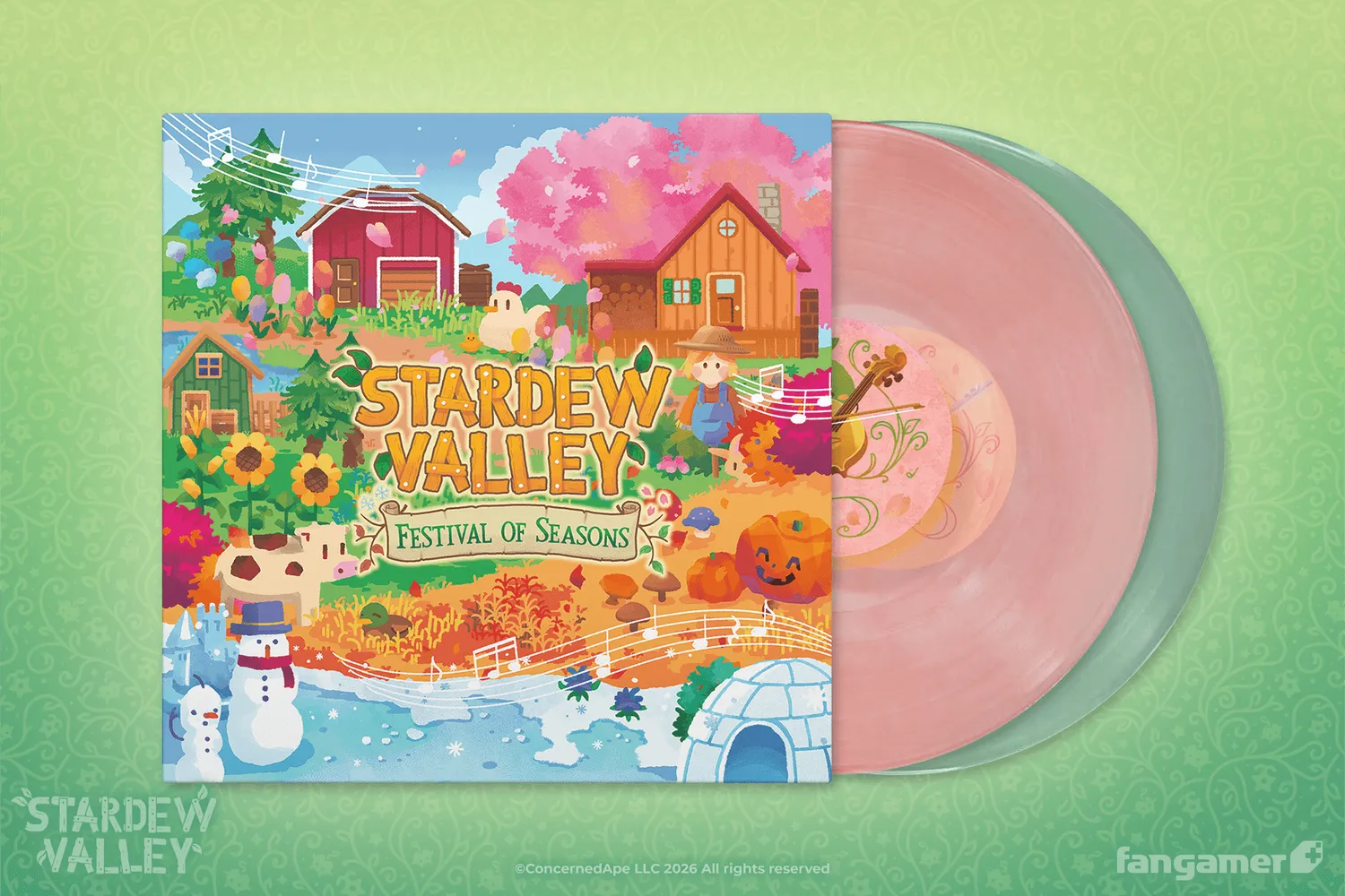 Fangamer Stardew Valley Festival of Seasons Vinyl 2LP