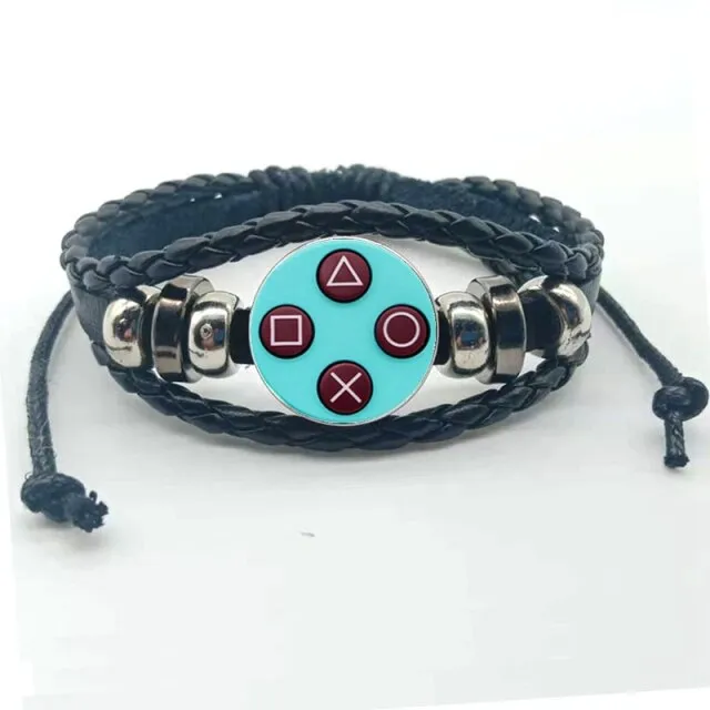 Final Boss Zocker Armband Kunstleder