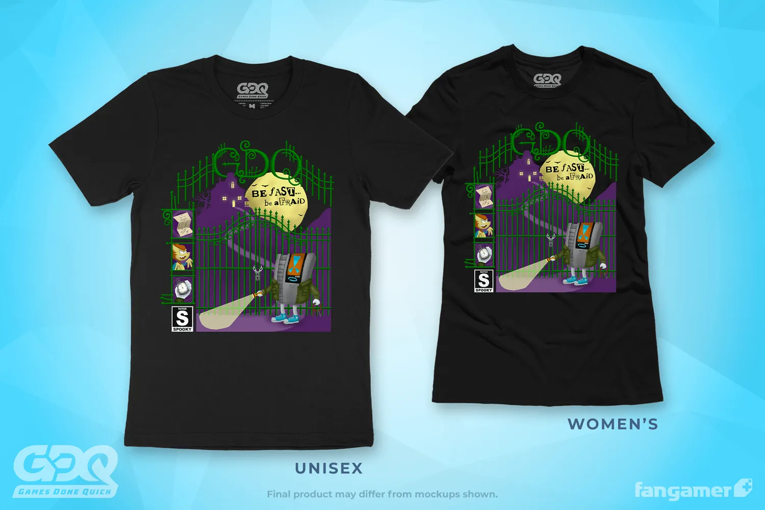 Fangamer Games Done Quick Spooky Survival T-Shirt Baumwolle