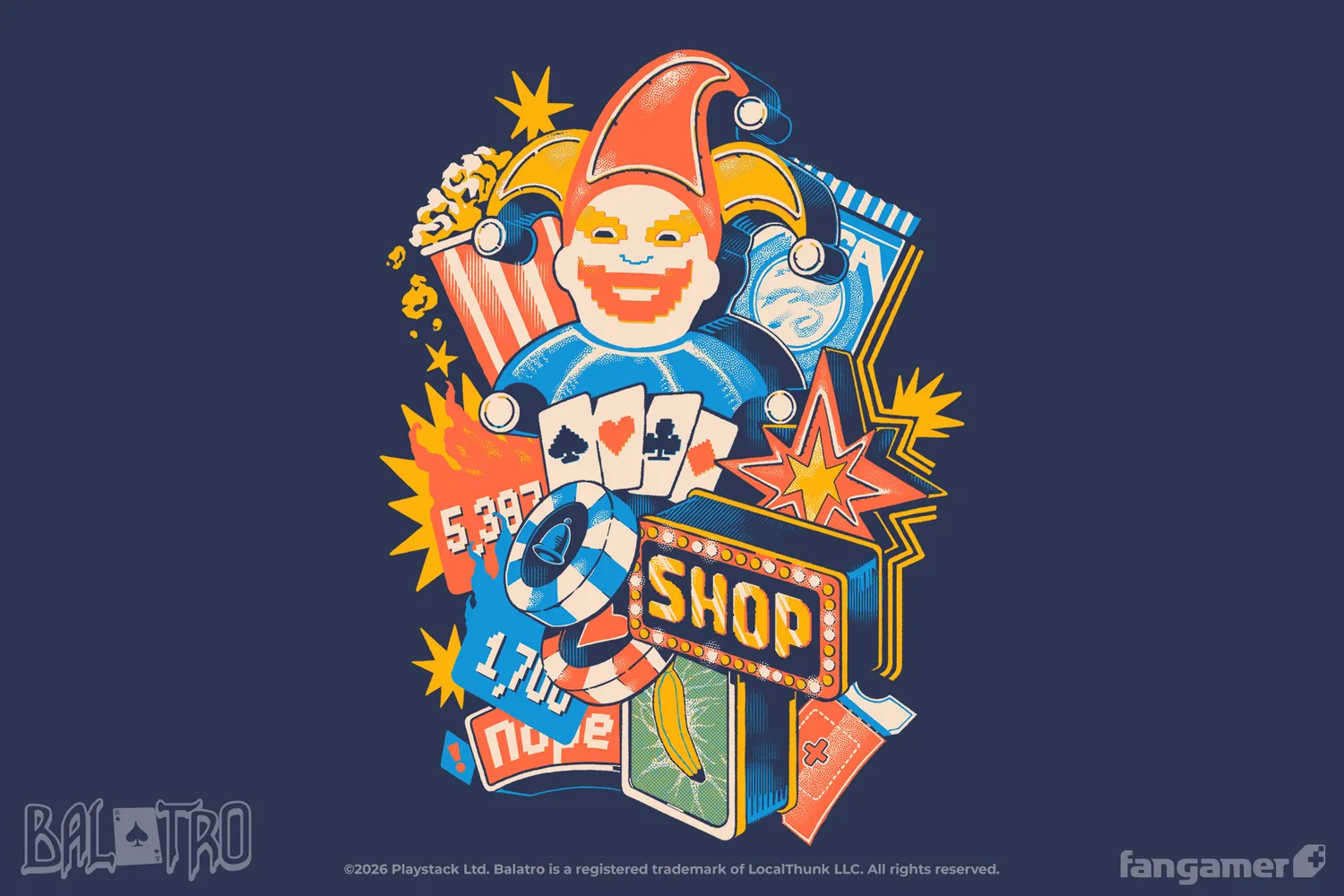 Fangamer Ante Up! Langarmshirt Baumwolle