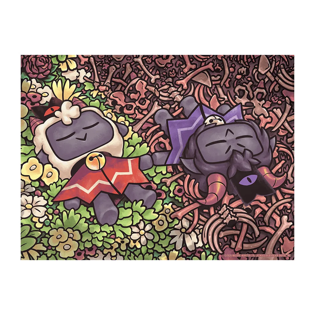 Fangamer Cult of the Lamb Friends That Slay Together Poster