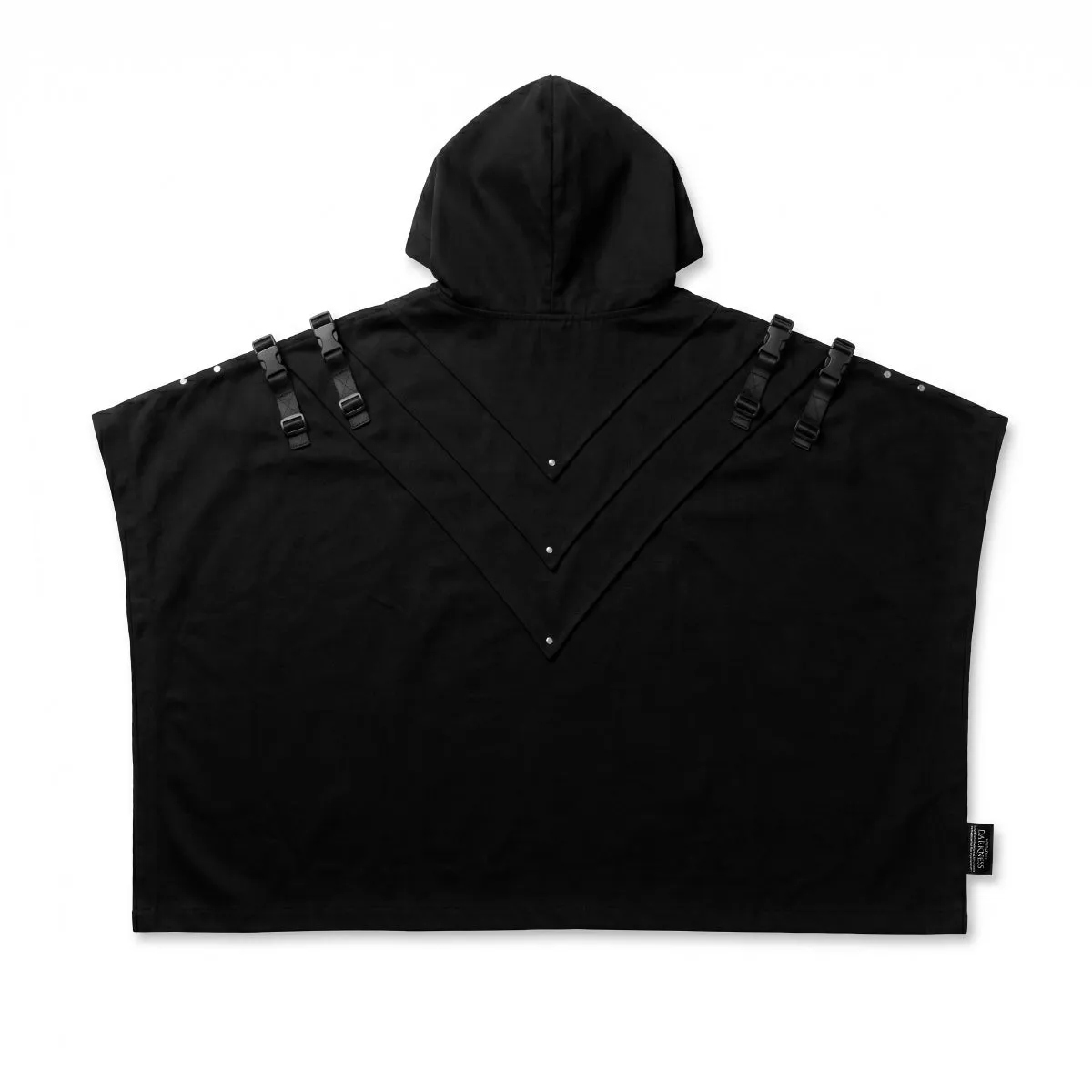 White Wolf Veil of Shadows Techwear-Cloak Twill