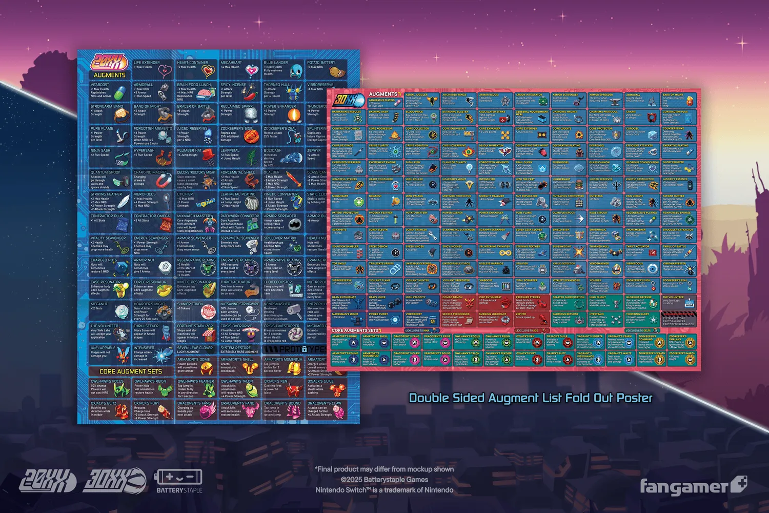 Fangamer 20XX/30XX Nintendo Switch Spiel physisch mit Poster