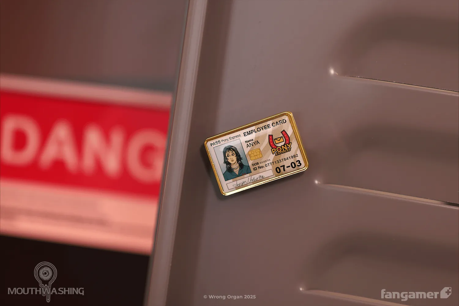 Fangamer Mouthwashing ID Card Pin Set Anstecker