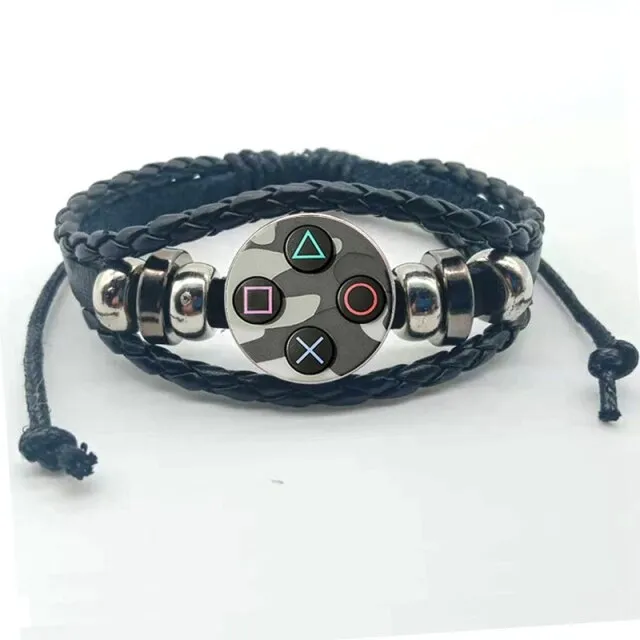 Final Boss Zocker Armband Kunstleder