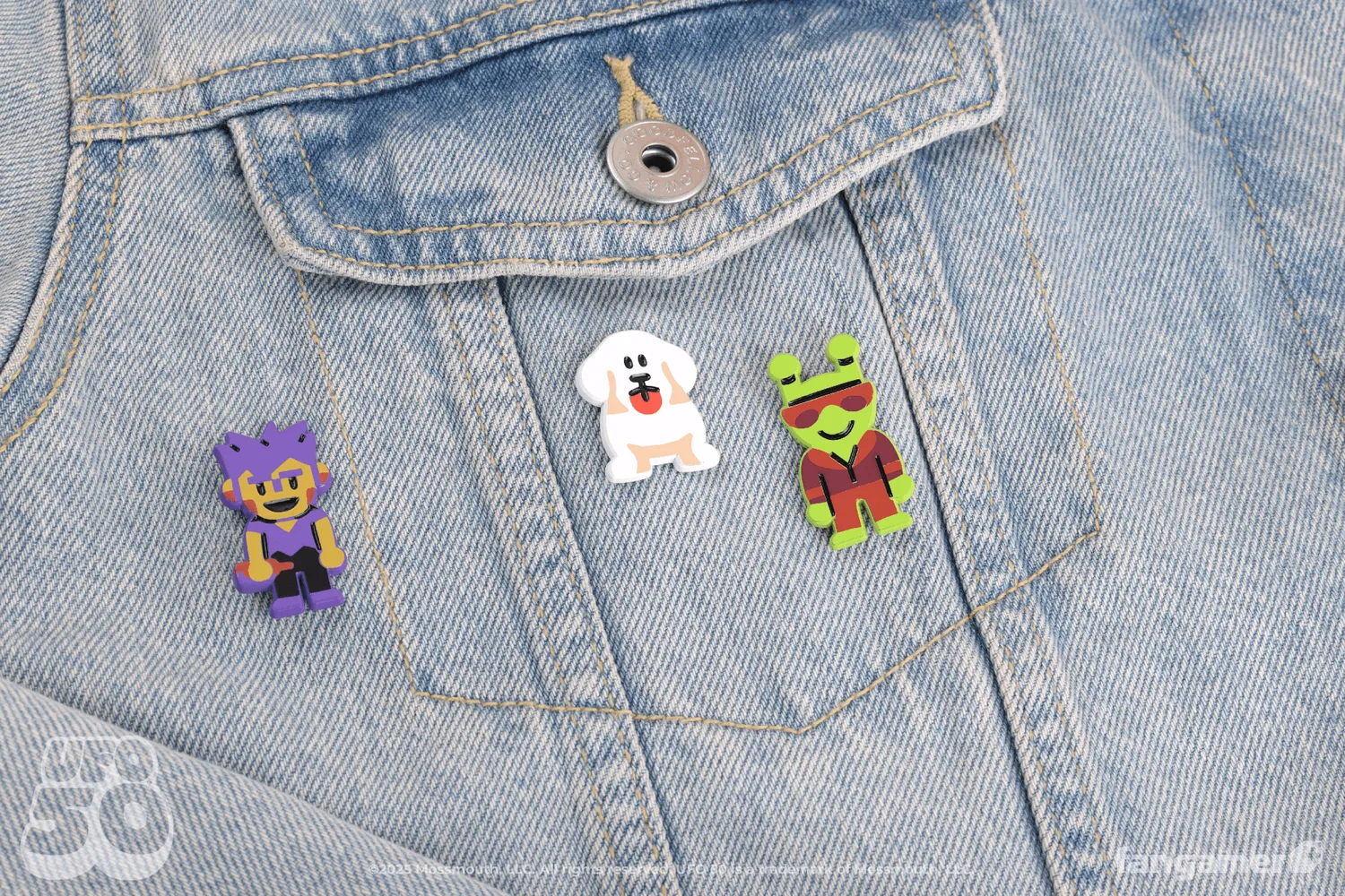 Fangamer UFO 50 Party House Guests Emaille Pins 3er Set Soft-Enamel