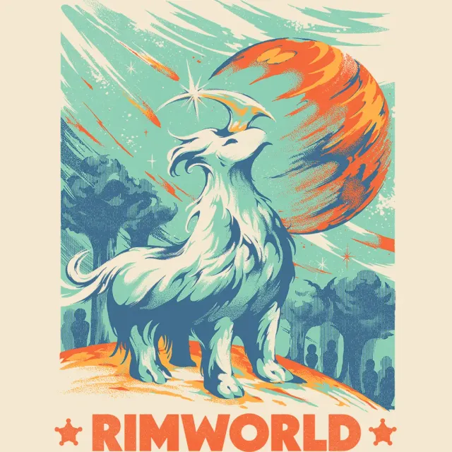 Fangamer RimWorld Wisest Creature T-Shirt Baumwolle
