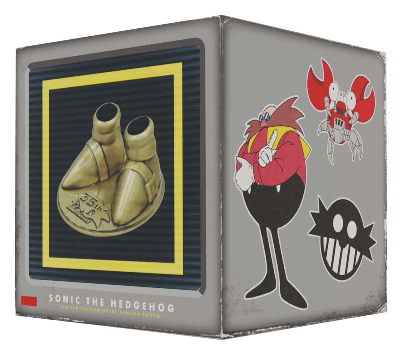 Sonic the Hedgehog 35th Anniversary Metal Boot Replik limitiert