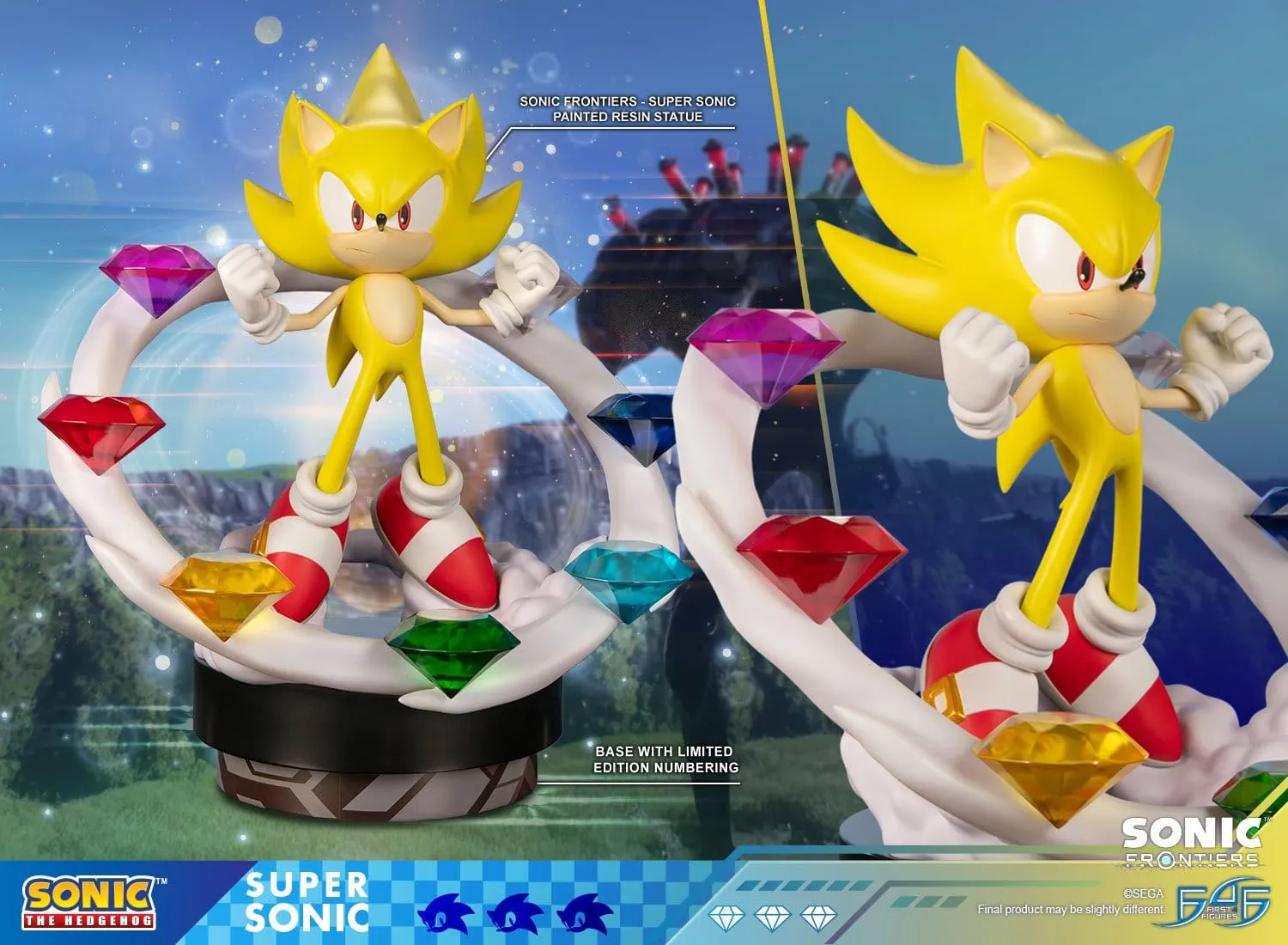 Sonic Frontiers Super Sonic Resin-Statue 45 cm